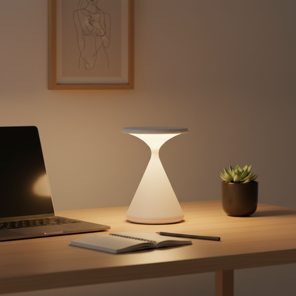 Aeron Hourglass | Dimmable Cordless Table Lamp