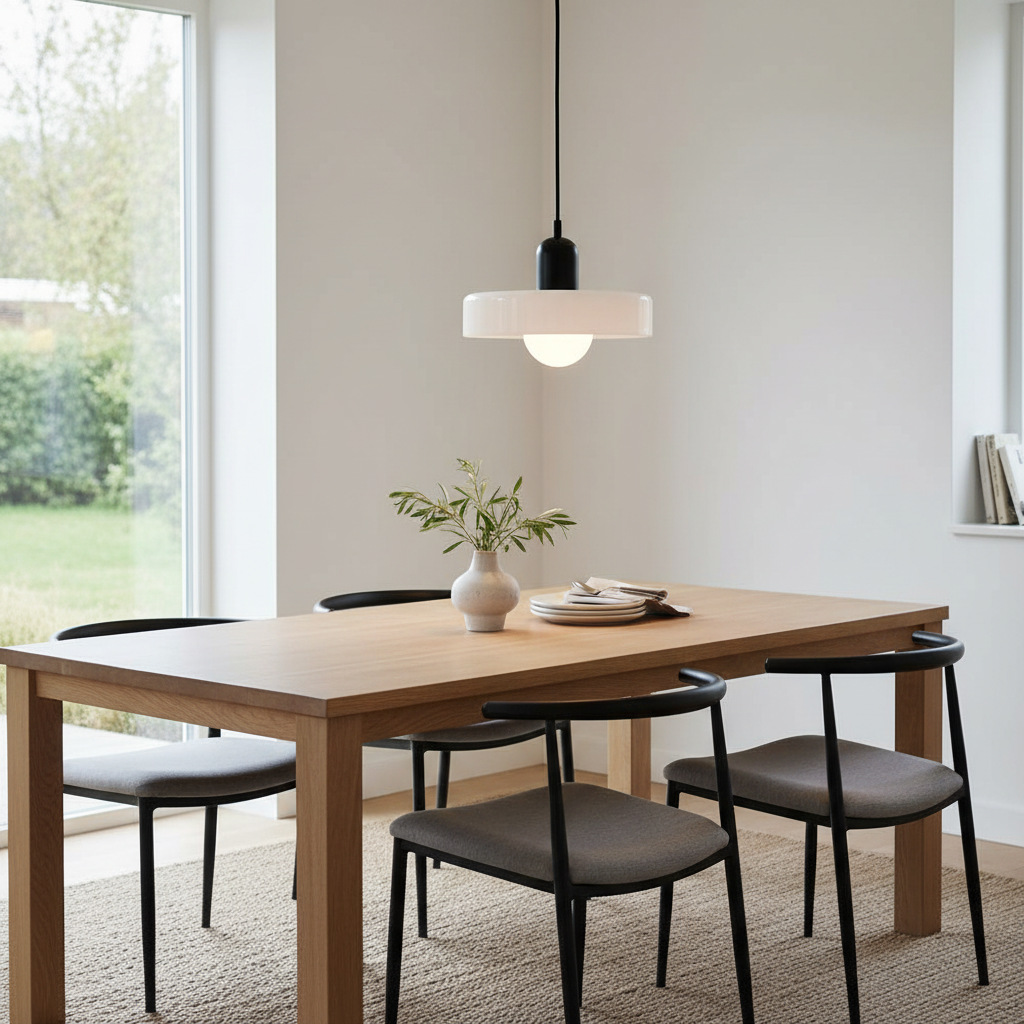 Bauhaus Colored Glass Pendant Lamp | Modern Pendant Lighting