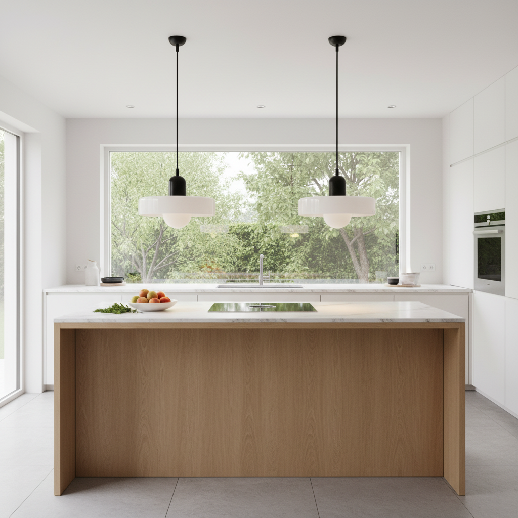 Bauhaus Colored Glass Pendant Lamp | Modern Pendant Lighting