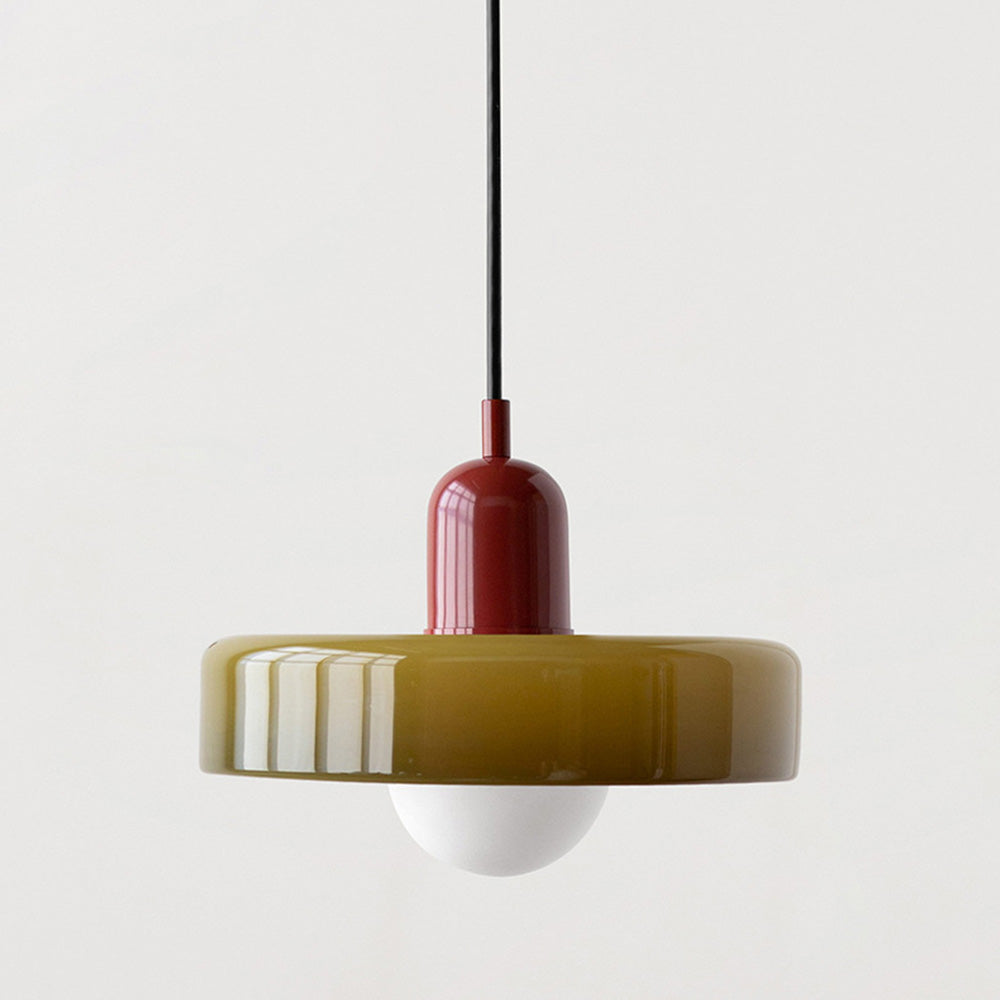 Bauhaus Colored Glass Pendant Lamp | Modern Pendant Lighting 1