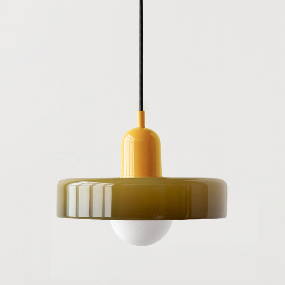 Bauhaus Colored Glass Pendant Lamp | Modern Pendant Lighting 11