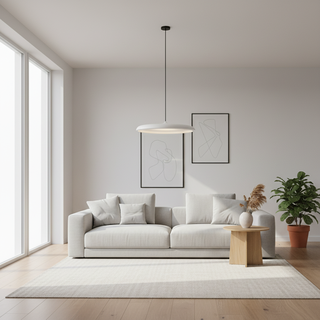 Black Pendant Light | Modern Scandinavian Ceiling Fixture