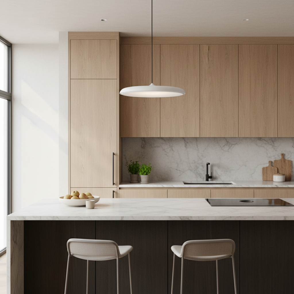 Black Pendant Light | Modern Scandinavian Ceiling Fixture