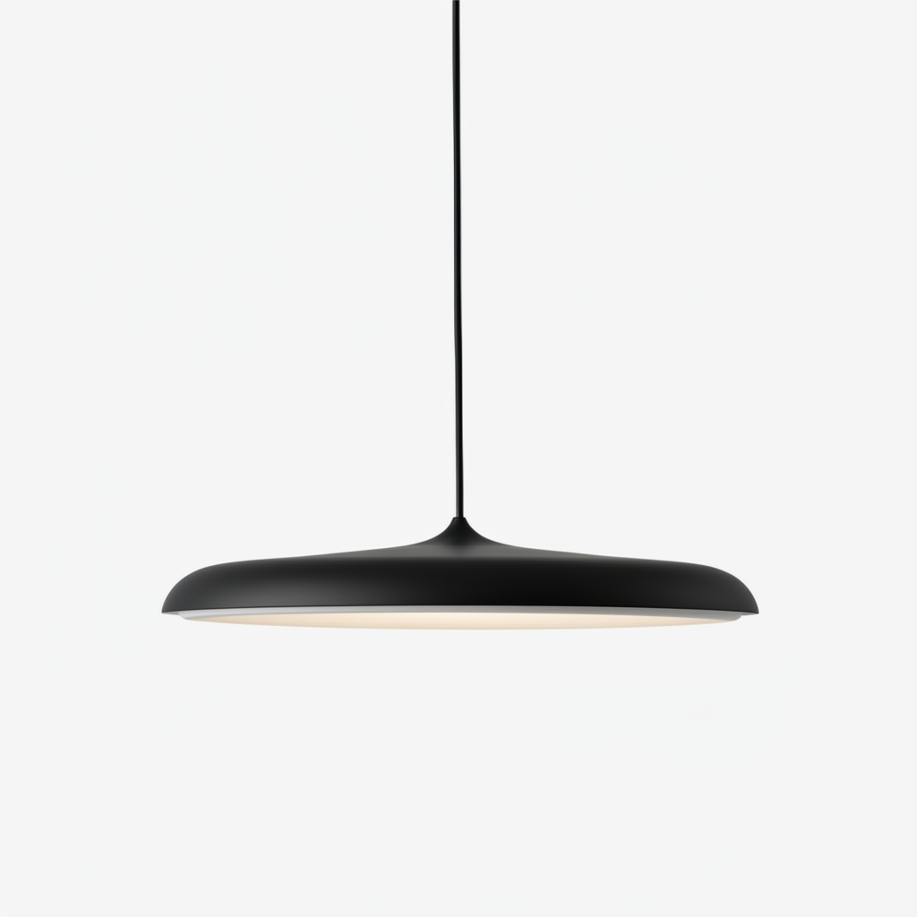 Black Pendant Light | Modern Scandinavian Ceiling Fixture