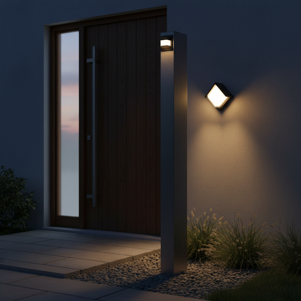Elegant Motion Sensor Outdoor Wall Light | Modern Exterior Lighting