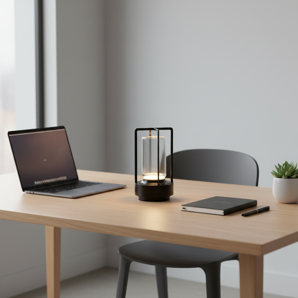 Elegant Wireless LED Table Lamp | Cordless Battery Operated Lighting