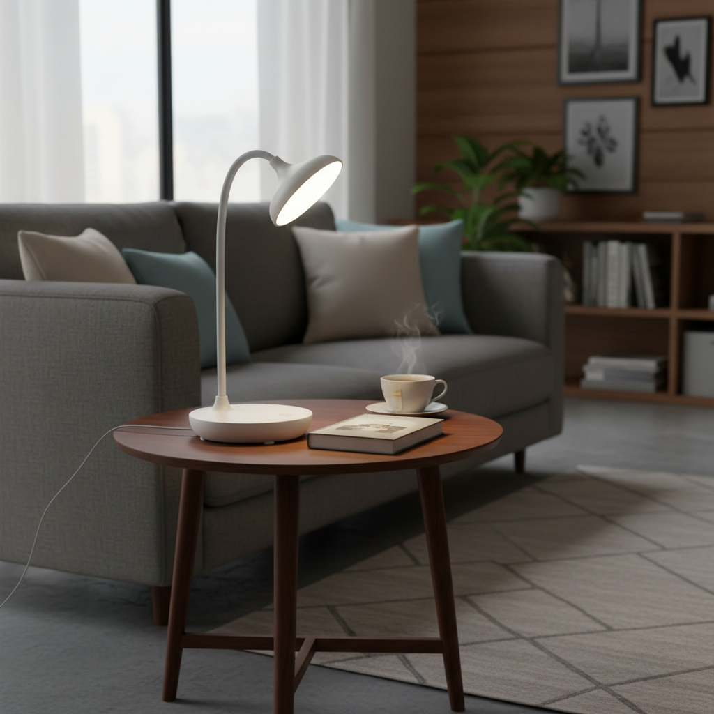Rechargeable Table Lamp | LED Desk Lamp with Flexible Neck