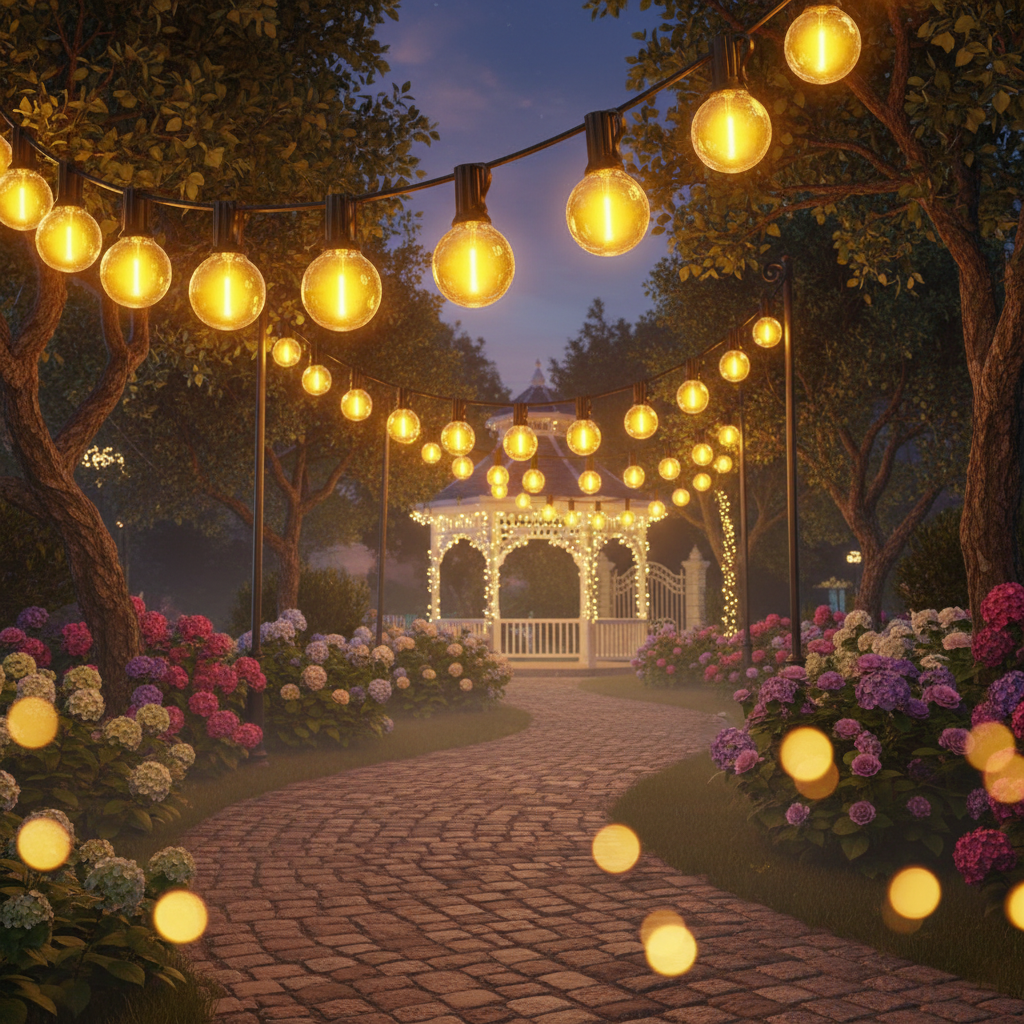 Solar LED Fairy Lights 20m | Waterproof Outdoor String Lights