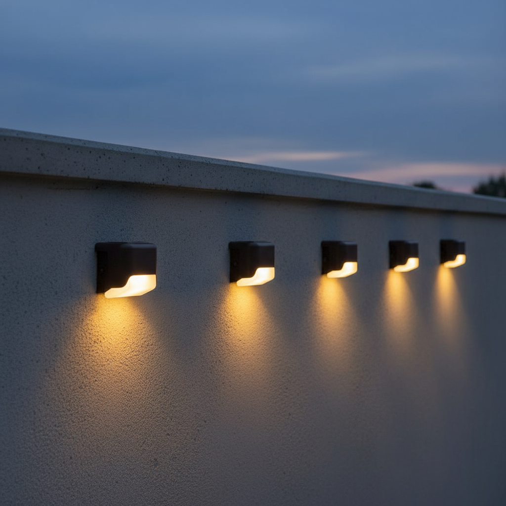 Solar LED Wall Light | Outdoor Garden Lighting