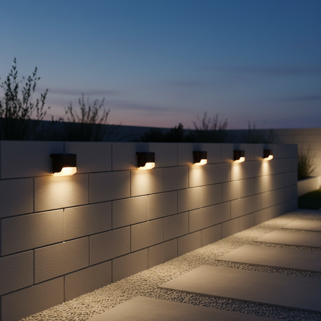 Solar LED Wall Light | Outdoor Garden Lighting